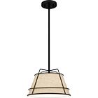 Quoizel One Light Mini Pendant Quoizel Piccolo Pendant in Matte Black