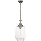 Quoizel One Light Pendant Quoizel Piccolo Pendant in Antique Nickel