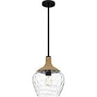 Quoizel One Light Mini Pendant Quoizel Piccolo Pendant in Matte Black