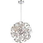 Quoizel Five Light Pendant Ribbons in Millenia