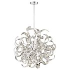 Quoizel 12 Light Pendant Ribbons in Crystal Chrome