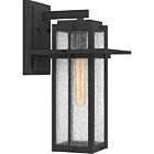 Quoizel One Light Outdoor Wall Mount Randall in Mottled Black