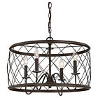 Dury 4-Light Pendant in Palladian Bronze