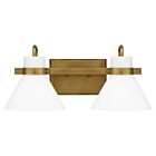 Quoizel Two Light Bath Regency in Weathered Brass