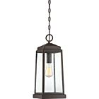 Quoizel One Light Outdoor Hanging Lantern Ravenel in Western Bronze