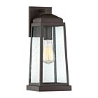 Quoizel One Light Outdoor Wall Lantern Ravenel in Western Bronze