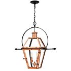 Quoizel Two Light Outdoor Hanging Lantern Rue De Royal in Aged Copper