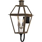 Quoizel Four Light Outdoor Wall Lantern Rue De Royal in Industrial Bronze