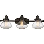 Scholar 3-Light Bathroom Vanity Light Fixture in Palladian Bronze