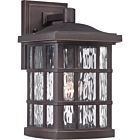 Quoizel One Light Outdoor Wall Lantern Stonington in Palladian Bronze