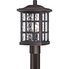 Quoizel One Light Outdoor Post Mount Stonington in Palladian Bronze