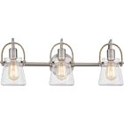 Quoizel Three Light Bath Stafford in Brushed Nickel