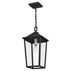 Quoizel One Light Mini Pendant Stoneleigh in Mottled Black