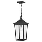 Quoizel One Light Outdoor Hanging Lantern Stoneleigh in Mottled Black