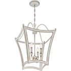 Quoizel Four Light Pendant Summerford in Antique White