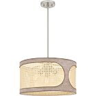 Syrah 3-Light Pendant in Brushed Nickel