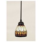 Quoizel One Light Mini Pendant West End in Vintage Bronze