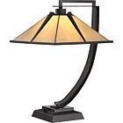 Quoizel One Light Table Lamp Pomeroy in Western Bronze