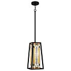 Sierra 1-Light Mini Pendant in Matte Black