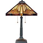 Quoizel Two Light Table Lamp Stephen in Vintage Bronze