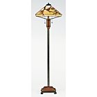 Quoizel Two Light Floor Lamp Grove Park in Multi