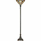 Quoizel One Light Torchiere Inglenook in Valiant Bronze