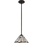 Quoizel One Light Mini Pendant Maybeck in Valiant Bronze