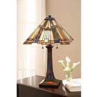 Quoizel Two Light Table Lamp Inglenook in Valiant Bronze