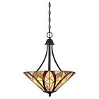 Quoizel Three Light Pendant Victory in Valiant Bronze