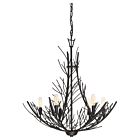 Quoizel Six Light Chandelier Thornhill in Marcado Black