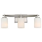 Quoizel Three Light Bath Fixture Taylor in Brushed Nickel