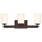 Taylor 3-Light Bathroom Vanity Light in Western Bronze