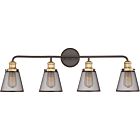 Vault Bathroom Vanity Light in Western Bronze