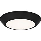 Quoizel LED Flush Mount Verge in Earth Black