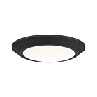 Quoizel LED Flush Mount Verge in Earth Black