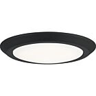 Quoizel LED Flush Mount Verge in Earth Black