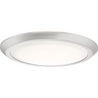 Quoizel Flush Mount Verge in Brushed Nickel