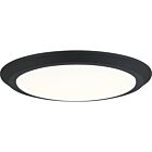 Quoizel LED Flush Mount Verge in Earth Black