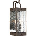 Quoizel Two Light Outdoor Wall Lantern Ward in Gilded Bronze