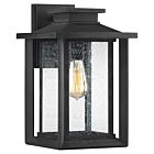 Quoizel One Light Outdoor Wall Lantern Wakefield in Earth Black