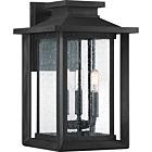 Quoizel Three Light Outdoor Wall Lantern Wakefield in Earth Black