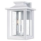 Quoizel Three Light Outdoor Wall Mount Wakefield in Matte White