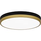 Quoizel LED Flush Mount Weldin in Matte Black Gold