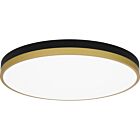 Quoizel LED Flush Mount Weldin in Matte Black Gold