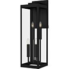 Quoizel Four Light Outdoor Wall Mount Westover in Earth Black