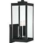 Quoizel Two Light Outdoor Wall Mount Westover in Earth Black