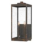 Quoizel Two Light Outdoor Wall Mount Westover in Industrial Bronze