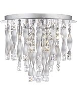 Six Light Flush Mount by Quoizel