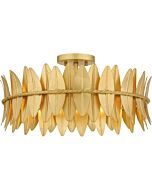 Four Light Semi Flush Mount by Quoizel