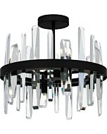 Eight Light Semi Flush Mount by Quoizel